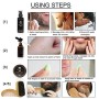 ALIVER Kit per la cura della barba, Kit per la barba, Olio per barba + Balsamo per barba + Shampoo per barba + Spazzola per barb