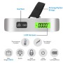 Luxebell® Bilance Digitale pesa Valigie Bilancia Digitale pesa Bagaglio Valigie con Funzione Zero e Tare Batteria Inclusa