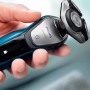 Philips AquaTouch S5420/06 Rasoio Elettrico AquaTec Wet & Dry con Lame MultiPrecision,Testina Flex 5 Direzioni e Sistema di Prot