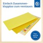 Bieco Scatola plastica con coperchio imbottito zoo per bambini | Portagiochi bambini con scompartimento & coperchio | Cesta pieg
