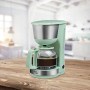 Bestron Macchina da caffè americano, Royal Mint, Per caffè macinato filtrato, Per 10 tazze, 1000 Watt, Menta