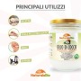 Olio di Cocco Biologico Extra Vergine 200 ml. Crudo e Spremuto a Freddo. 100% Organico, Naturale e Puro. Bio Nativo e non Raffin