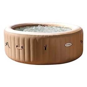 Intex Piscina Bubble Pure Spa Bubble Massage 4 Posti Sabbia