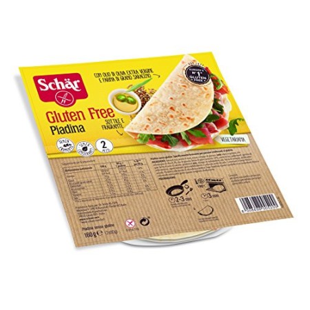 Schär Piadina - Pacco da 6 x 240 g, Senza glutine