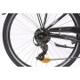 F.lli Schiano Elegance, Bici MONOTUBO Donna, Nero-Bianco, 26''