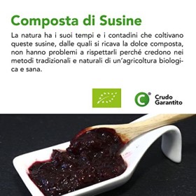 Cibocrudo Confettura di Susine Bio senza Zuccheri Aggiunti - 230 gr
