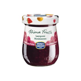 Menz&Gasser Confettura Extra di Lamponi Prima Frutta - Confettura con Frutta di Alta Qualità, 1 Vaso x 340 g