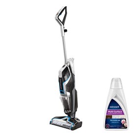 Bissell 25821 CrossWave Cordless, Dispositivo Senza Fili Multisuperficie 3-in-1, Aspira, Lava & Asciuga, Pulisce Pavimenti & Tap
