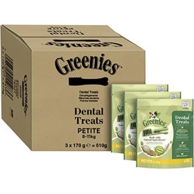 Greenies snack per l'igiene orale per cani di taglia piccola (8-11 kg), confezione da 3 x 170 gr