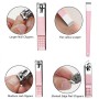 Manicure Professionale, Set Manicure, Pedicure Manicure Set, Tagliaunghie Set, Kit Cura Unghie Donna Manicure e Pedicure Attrezz