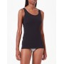 Iris & Lilly Canotta in Cotone Donna, Pacco da 2, 2 x Nero, Medium