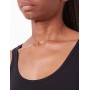 Iris & Lilly Canotta in Cotone Donna, Pacco da 2, 2 x Nero, Medium