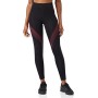 Marchio Amazon - AURIQUE Leggings Sportivi Donna, Nero (Black/love Potion), 44, Label:M
