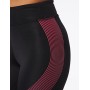 Marchio Amazon - AURIQUE Leggings Sportivi Donna, Nero (Black/love Potion), 44, Label:M