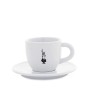 Bialetti Y0TZ099 Tazzina Cappuccino Istituzionale (con Piattino), Porcellana