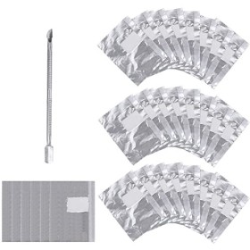 Lictin 200PCS Remover Foil Wraps del Rimuovere smalto gel per Unghie, Fogli di Alluminio per Rimuovere lo Smalto,Nail wraps di t