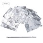 Lictin 200PCS Remover Foil Wraps del Rimuovere smalto gel per Unghie, Fogli di Alluminio per Rimuovere lo Smalto,Nail wraps di t