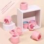 Shelloloh Kit Semipermanente Unghie 4pcs Smalti Semipermenenti Gel UV LED Unghie 6W Lampada LED+UV Fornetto Unghie Kit Completi 