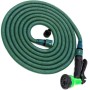Jardinax Tubo acqua giardino flessibile e estensibile con doccetta e attacco per tutti i rubinetti I Canna da irrigazione per in