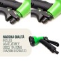 Jardinax Tubo acqua giardino flessibile e estensibile con doccetta e attacco per tutti i rubinetti I Canna da irrigazione per in