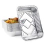 25 Extra Grande Teglie Alluminio Usa e Getta, Vaschette Monouso, Contenitori Alluminio, 37x22cm - Perfette per Cottura al Forno,