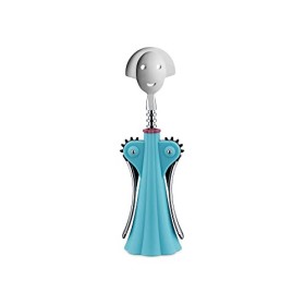 Alessi Anna G. Cavatappi, Acciaio Inossidabile, Azzurro, 7 cm