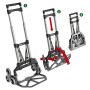 ATHLON TOOLS Carrello di trasporto pieghevole saliscale | Piattaforma di carico con cuscinetti antiscivolo | Ruote con battistra