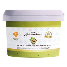 Crema al Pistacchio Luxury con il 30% di Pistacchi – 500gr Crema Spalmabile ed ottima per la Farcitura