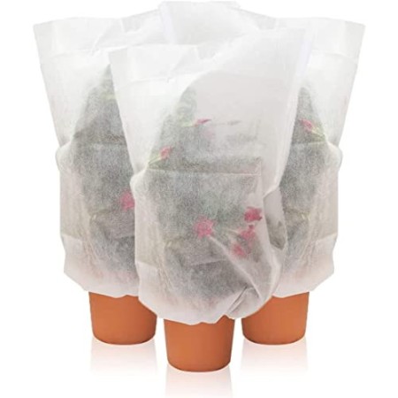 Amazy Telo Antigelo Piante (Set di 3 |S) – Copri Piante Antigelo per Proteggere in Inverno da Gelo, Vento e Pioggia (80x60 cm)