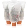 Amazy Telo Antigelo Piante (Set di 3 |S) – Copri Piante Antigelo per Proteggere in Inverno da Gelo, Vento e Pioggia (80x60 cm)