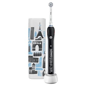 Oral-B Teen Spazzolino Elettrico Ricaricabile, 1 Manico Nero e 1 Custodia da Viaggio