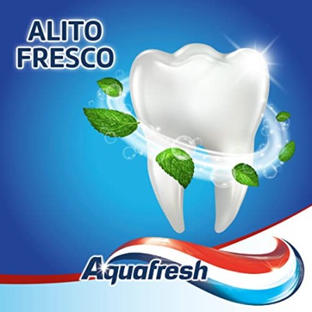 Aquafresh Dentifricio Menta Fresca Esapacco 6X75Ml - 450 Ml