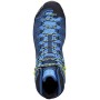 SALEWA Alp Trainer Mid Gtx, Scarpe da Arrampicata Alta Uomo, Blu/Verde (Dark Denim/Cactus 0361), 45 EU