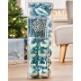WeRChristmas - Set di decorazioni natalizie, con 72 palline in plastica infrangibile turchese blu