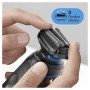 Braun Series 5 50-B4650cs Rasoio Elettrico Barba Con Base Di Ricarica, Regolabarba Uomo, Rifinitore Corpo, Wet&Dry, Ricaricabile