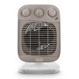 De'Longhi HFS50F24 Termoventilatore Vertical Edege, 2400 W, Bianco/Beige