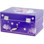 Ulysse- Baule Musical Panda Bijoux, 9535, Blu Notte