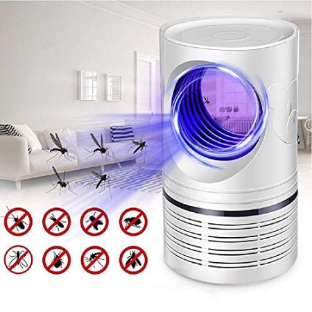 Bcamelys Lampada Antizanzare, Zanzariera Elettrica 5w Anti Zanzare USB con Luce UV Lampada Antizanzare Elettrico Trappola per Es