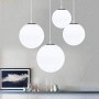 Lampadario con sfera di vetro, Lampada a sospensione, Lampada interna singola per Camera da letto, Soggiorno, Corridoio, Ristora