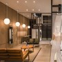 Lampadario con sfera di vetro, Lampada a sospensione, Lampada interna singola per Camera da letto, Soggiorno, Corridoio, Ristora