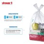Sacchetti a forma di shopper per frigo e freezer, adatti al contatto alimentare