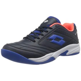 Lotto Court Logo VIII, Tennis Shoe Uomo, Blu Avi/Blu PCF, 42 EU
