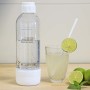 Levivo Set Gasatore d'Acqua con 2 Bottigle in PET Senza Bambola di CO², Bianco