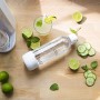 Levivo Set Gasatore d'Acqua con 2 Bottigle in PET Senza Bambola di CO², Bianco