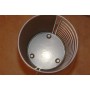 Zeller 17714 Portaombrelli a rete, Acciaio, diametro: 14cm, altezza: 40,5 cm, grigio