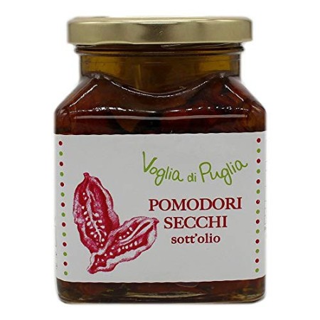 Voglia Di Puglia Pomodori Secchi Sottolio In Olio Extravergine D'oliva 270g 3 Vasi
