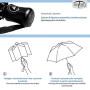 BOLERO OMBRELLI - Ombrello Portatile Mini Pieghevole Antivento Automatico di alta qualità - apertura Automatica - Windproof - T