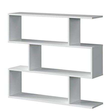 13Casa - Kafka A5 - Libreria. Dim: 110x25x97 h cm. Col: Bianco. Mat: Melamina.