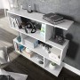 13Casa - Kafka A5 - Libreria. Dim: 110x25x97 h cm. Col: Bianco. Mat: Melamina.