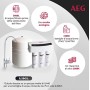 AEG Osmosi inversa per la filtrazione dell'acqua potabile installabile sottolavello, 6.8 bar, Bianco